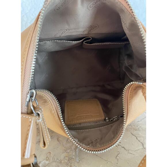 Rare Vintage Coach hobo Legacy leather small handbag 9566 very good condition - Picture 9 of 10